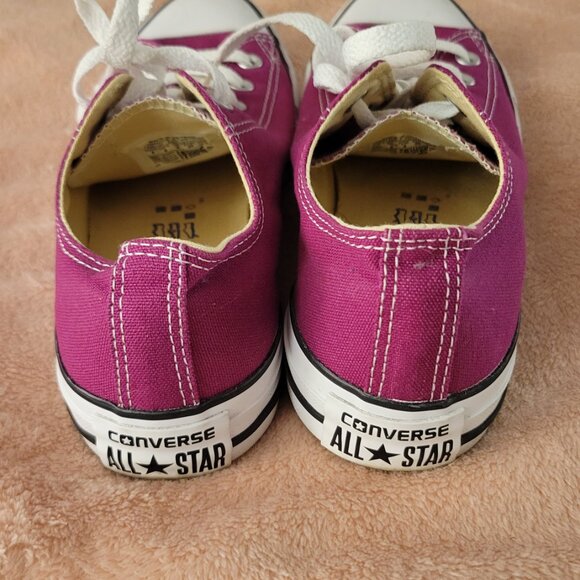 Converse Chuck Taylor All Star Low Top Shoe Women 8 Magenta Purple - Picture 4 of 8
